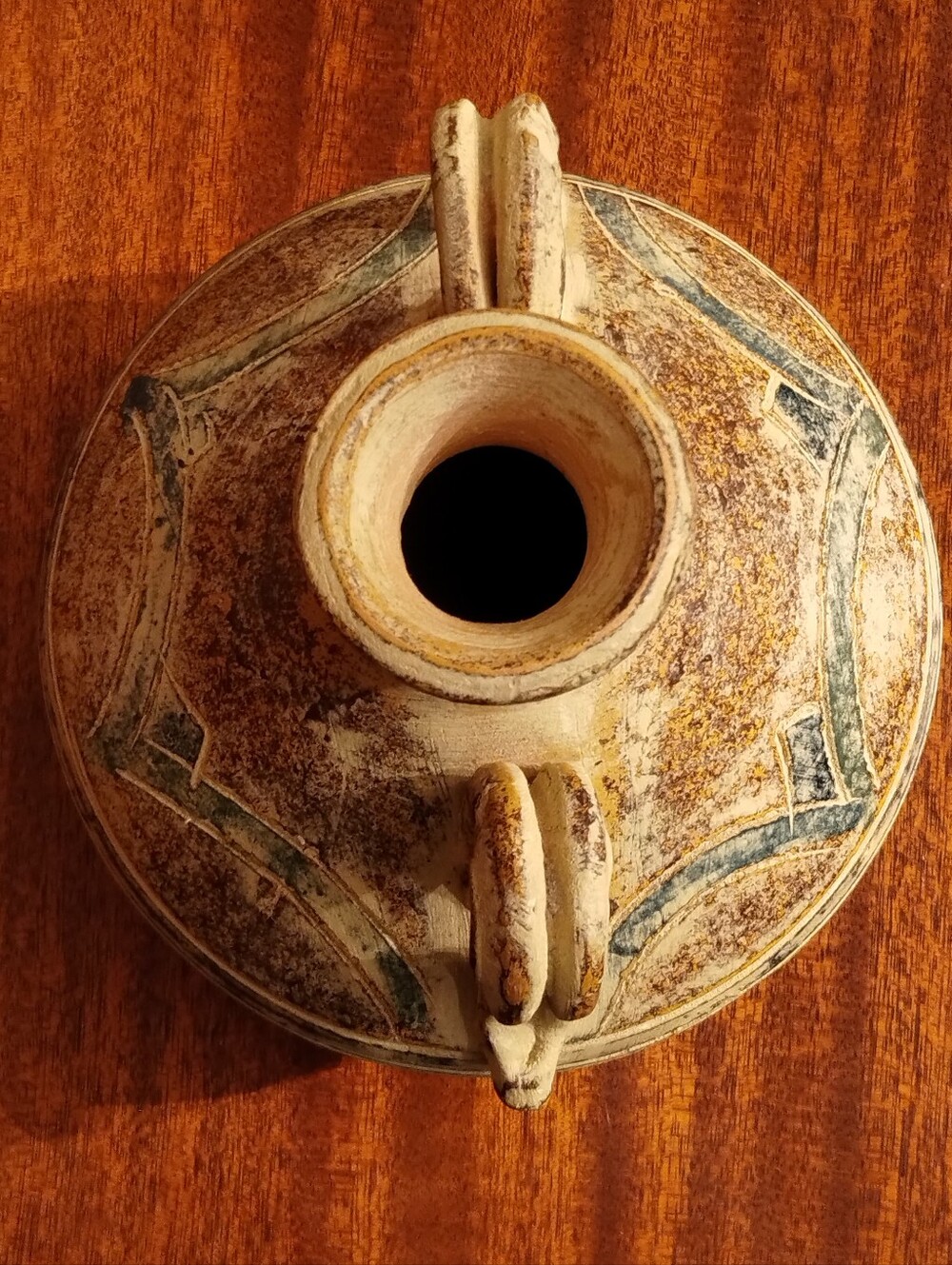 Ceramic Vase with Geometric Patterns - Picture 13 of 15